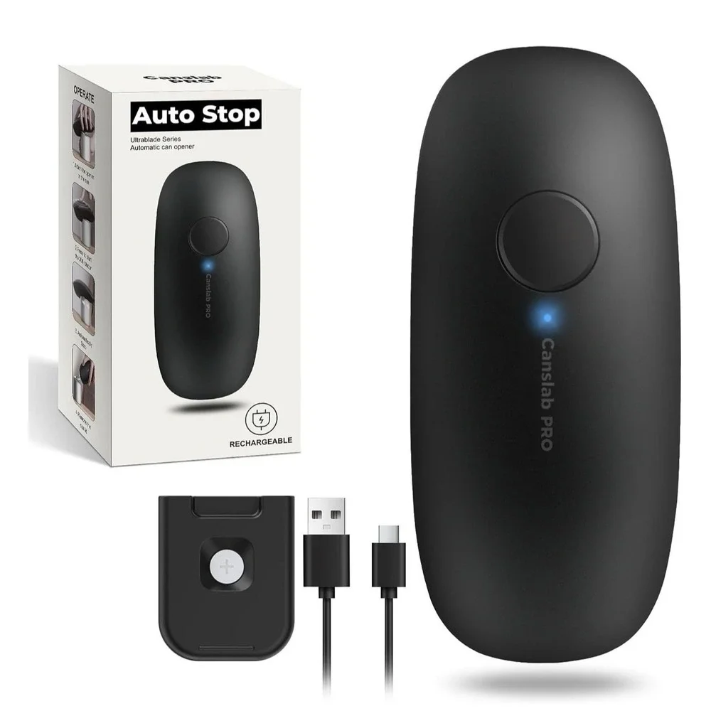 Canslab Ultrablade PRO Auto Stop Can Opener - Rechargeable Electric Can Opener